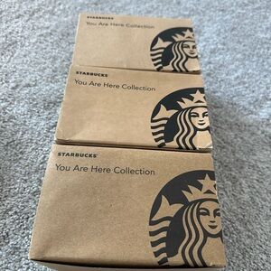 EMPTY Starbucks You Are Here boxes